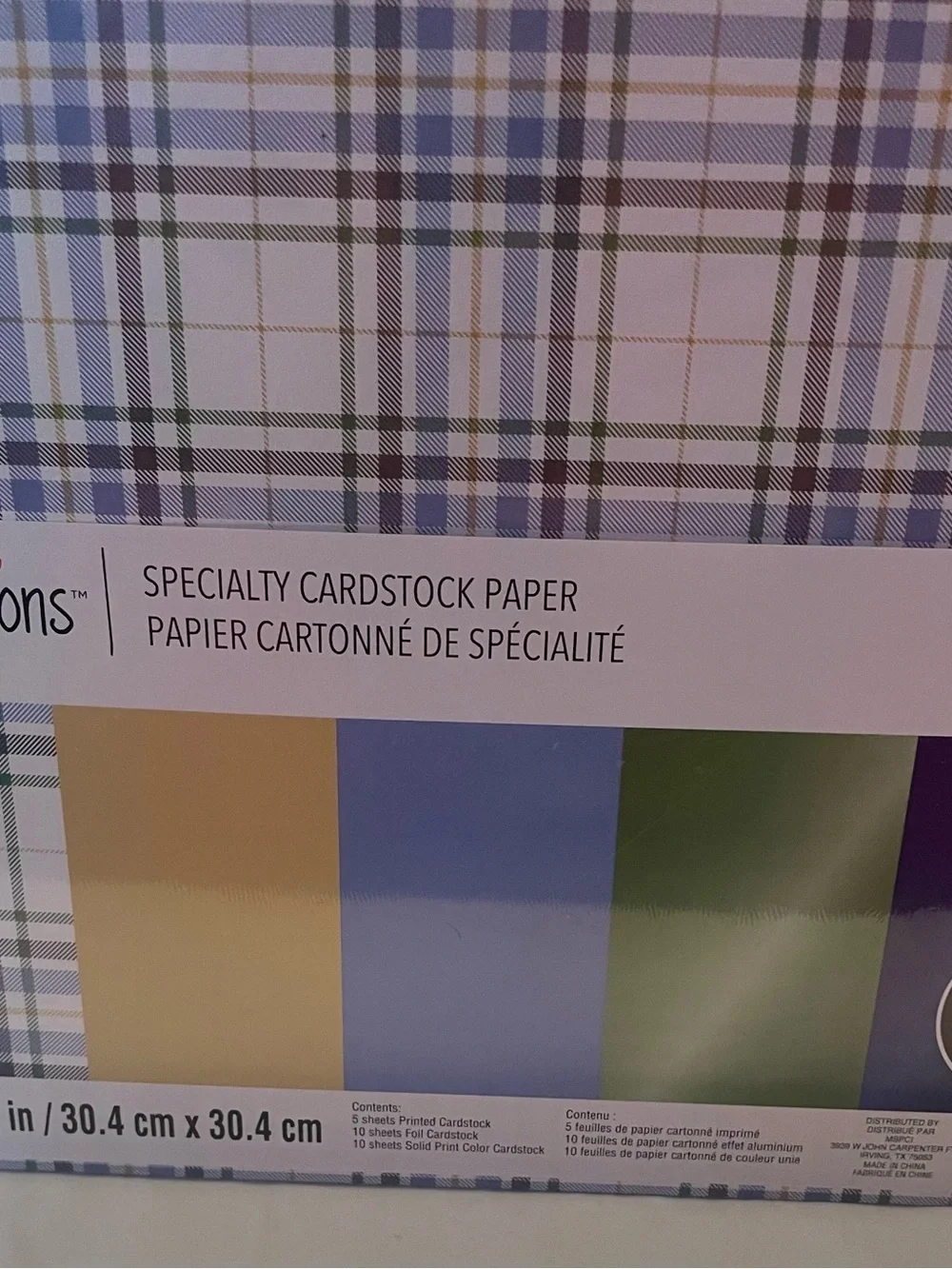 NWT Set of 2 Recollections Cardstock Pack - Picture 7 of 8